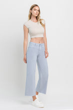 Load image into Gallery viewer, Olivia Crop Wide Leg Jean Gray