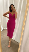 Load image into Gallery viewer, Your Everything Midi Dress Magenta