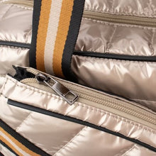 Load image into Gallery viewer, Judy Puffer Pickle Ball Tote Beige