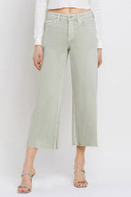 Load image into Gallery viewer, Olivia Crop Wide Leg Jean Sage