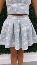Load image into Gallery viewer, Blue Valentine Pleated Skirt
