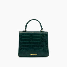 Load image into Gallery viewer, Lantern Faux Croc Crossbody Purse