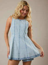 Load image into Gallery viewer, Blue Jean Baby Romper