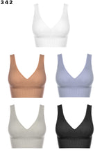 Load image into Gallery viewer, Ribbed Padded Brami O/S