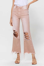 Load image into Gallery viewer, 90's Vintage Crop Flare Blush