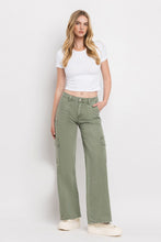Load image into Gallery viewer, Olivia Wide Leg Cargo Jeans