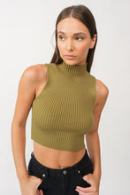 Load image into Gallery viewer, Claire Mock Neck Crop Top