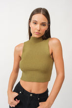Load image into Gallery viewer, Claire Mock Neck Crop Top