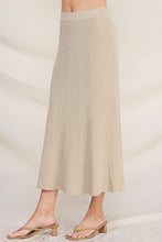 Load image into Gallery viewer, At The Ritz Ribbed Skirt