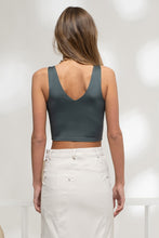 Load image into Gallery viewer, Reversible V Neck Crop Top