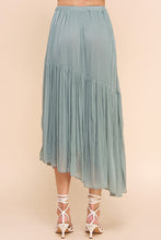 Load image into Gallery viewer, Teal Ocean Midi Skirt
