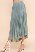 Load image into Gallery viewer, Teal Ocean Midi Skirt