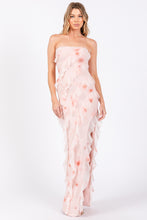 Load image into Gallery viewer, Mesh Flowers Maxi Dress