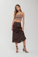 Load image into Gallery viewer, Fall Floral Midi Skirt