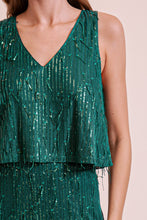 Load image into Gallery viewer, Draped In Green Top