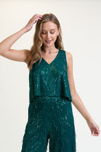 Load image into Gallery viewer, Draped In Green Top