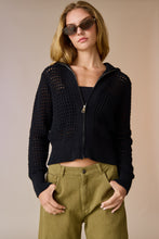 Load image into Gallery viewer, Mila Front Zip Knit Cardigan