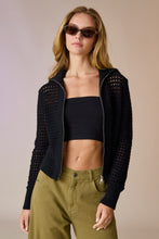 Load image into Gallery viewer, Mila Front Zip Knit Cardigan