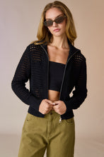 Load image into Gallery viewer, Mila Front Zip Knit Cardigan