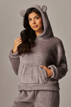 Load image into Gallery viewer, Teddy Bear Hoodie PJ Set