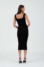Load image into Gallery viewer, Scallop Knit Tank Midi Dress