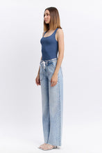 Load image into Gallery viewer, Clearly Drawstring Wide Leg Jeans