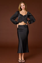 Load image into Gallery viewer, Mia Satin Midi Skirt