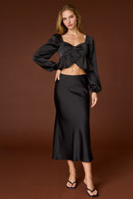 Load image into Gallery viewer, Mia Satin Midi Skirt