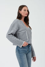 Load image into Gallery viewer, Warmest Winter Sweater Top Heather Grey