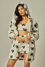 Load image into Gallery viewer, Cozy Fleece 3 Piece Pajama Set White