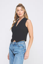 Load image into Gallery viewer, She's In Charge Vest Black