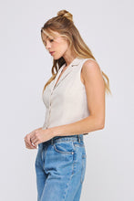 Load image into Gallery viewer, She's In Charge Vest Natural