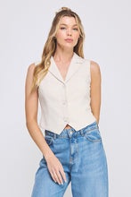 Load image into Gallery viewer, She's In Charge Vest Natural