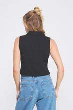 Load image into Gallery viewer, She's In Charge Vest Black