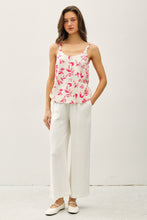 Load image into Gallery viewer, Breezy Tropical Tank Pink