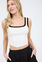 Load image into Gallery viewer, Winter Scallops Crop Top