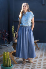 Load image into Gallery viewer, Life's A Beach Midi Skirt Blue