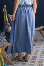Load image into Gallery viewer, Life's A Beach Midi Skirt Blue