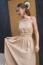 Load image into Gallery viewer, Beachin' Crop Top Khaki