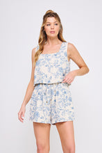 Load image into Gallery viewer, Blue Blossom Romper