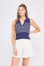 Load image into Gallery viewer, Polo Match Top Navy