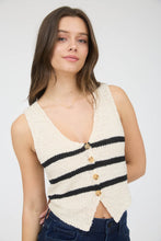 Load image into Gallery viewer, Line Up Sweater Vest