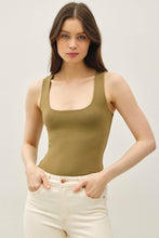 Load image into Gallery viewer, Basic Square Neck Tank