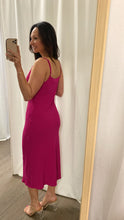 Load image into Gallery viewer, Your Everything Midi Dress Magenta