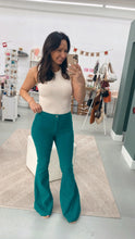 Load image into Gallery viewer, Joleen Bell Bottom Pants Teal
