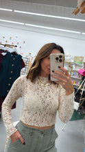 Load image into Gallery viewer, Chelsea Lace Knit Crop Top