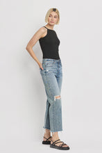 Load image into Gallery viewer, Punctual High Rise Slim Wide Jeans