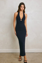 Load image into Gallery viewer, Midnight Curfew Maxi Dress