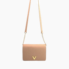Load image into Gallery viewer, Haven Flap Woven Crossbody Bag Beige