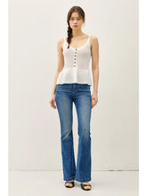 Load image into Gallery viewer, Luxe Peplum Tank Top